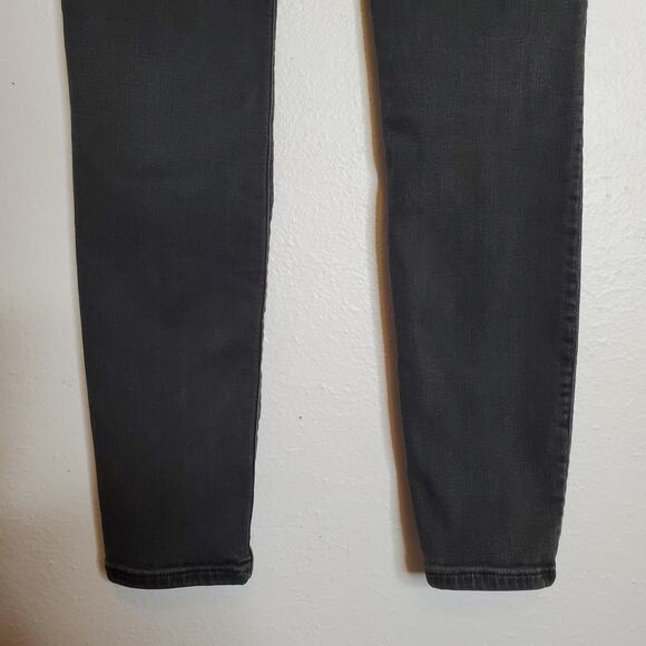 Madewell Curvy Roadtripper Skinny Jeans Washed Black Size 26 Classic Basic - Picture 9 of 16